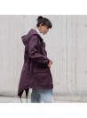 Burgundy parka jacket/coat