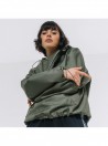 Anorak khaki wind jacket