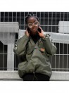 Anorak khaki wind jacket