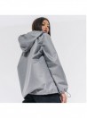 Grey anorak wind jacket