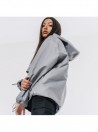 Grey anorak wind jacket