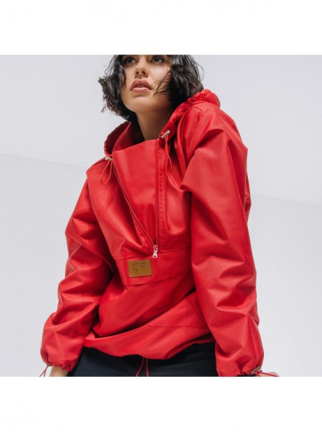 Anorak wind jacket red