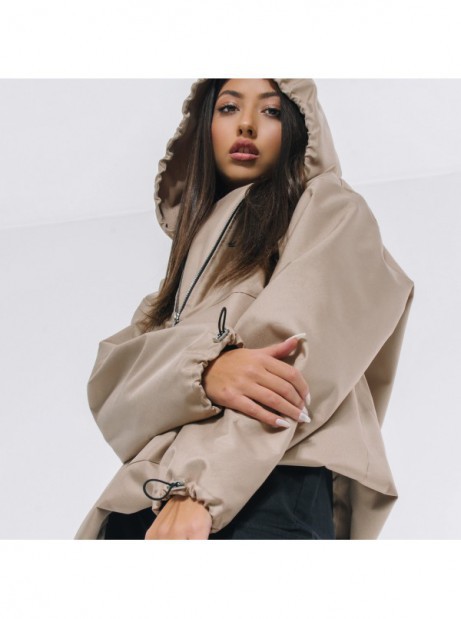 Anorak mocca wind jacket