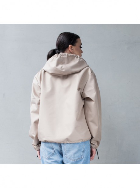 Anorak wind jacket beige