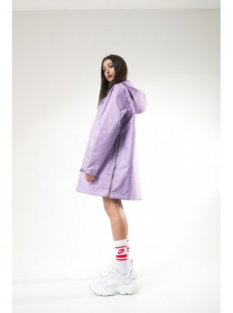 Wind jacket longline lilac