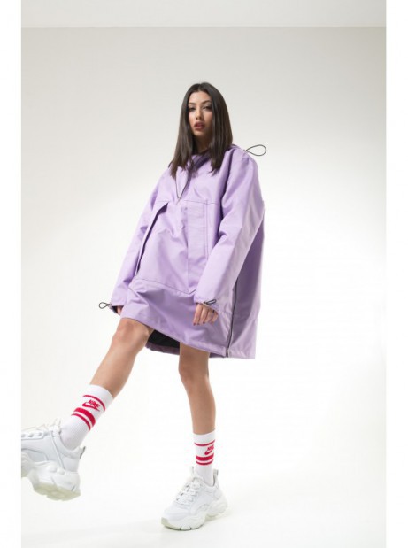 Wind jacket longline lilac