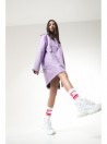 Wind jacket longline lilac