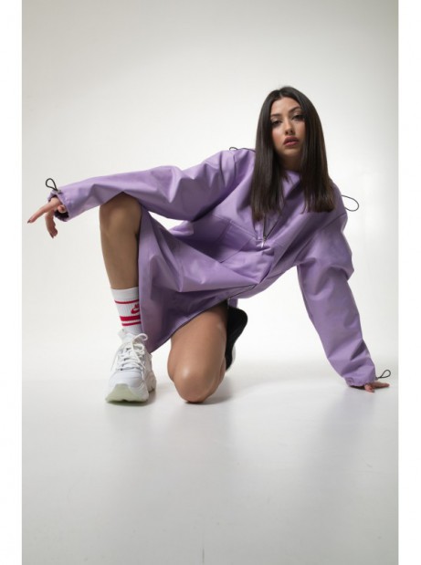 Wind jacket longline lilac