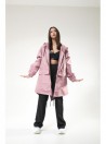 Jacket / parka coat dusty pink