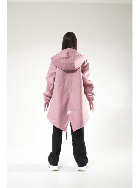 Jacket / parka coat dusty pink