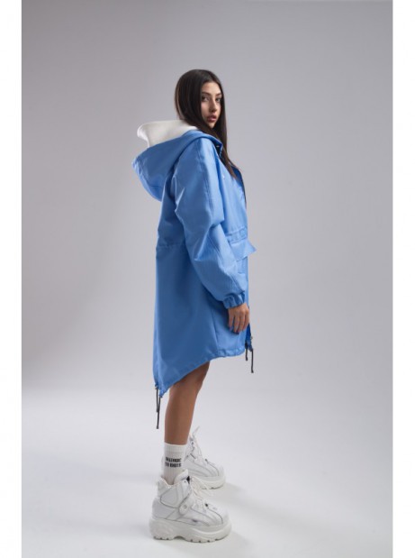 Parka jacket / coat baby blue