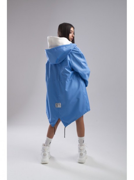 Kurtka / płaszcz typu parka baby blue