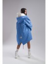 Parka jacket / coat baby blue