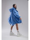 Parka jacket / coat baby blue