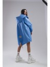 Parka jacket / coat baby blue