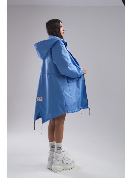 Kurtka / płaszcz typu parka baby blue