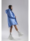 Parka jacket / coat baby blue