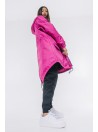 Fuchsia parka jacket / coat