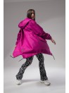 Fuchsia parka jacket / coat