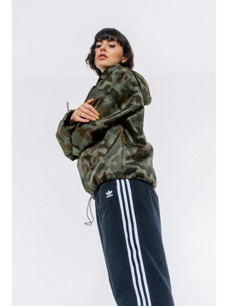 Kurtka wiatrówka typu anorak camo