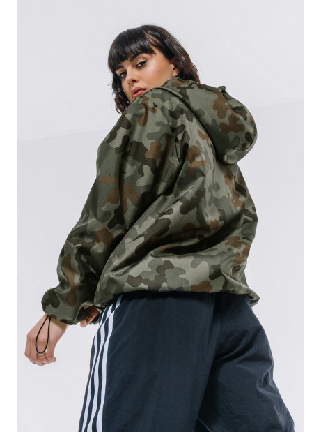 Anorak jacket in camo
