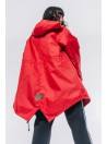 Red parka jacket / coat