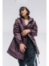 Burgundy parka jacket/coat