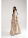 Parka Longline Collar Oversize mocca