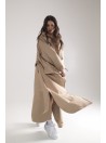 Parka Longline Collar Oversize mocca