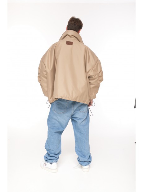 Bomber oversize jacket mocca