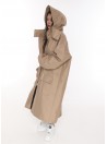 Parka Longline Hoodie Oversize mocca