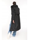 Parka Longline Collar Vest Oversize black