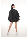 Bomber oversize jacket black