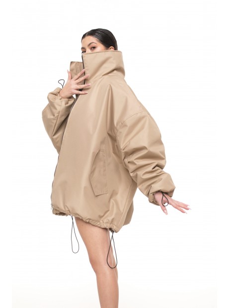 Bomber oversize jacket mocca