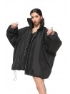 Bomber oversize jacket black