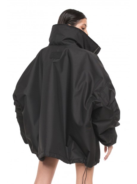 Bomber oversize jacket black