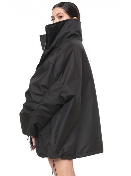 Bomber oversize jacket black