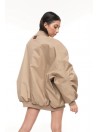 Bomber oversize jacket mocca