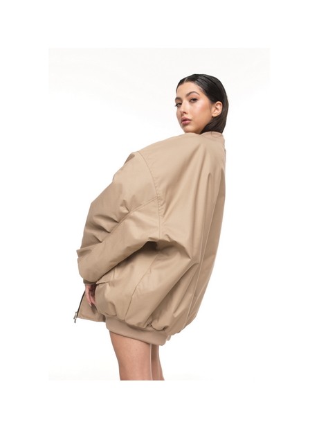 Bomber oversize jacket mocca