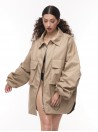 Mocca oversize shirt jacket