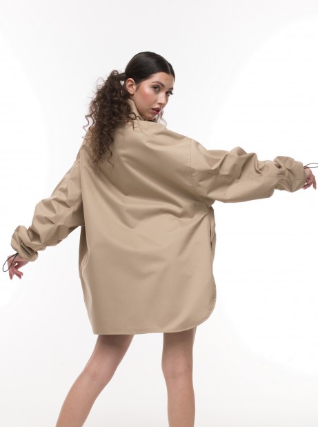 Mocca oversize shirt jacket