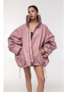 Bomber oversize jacket dusty pink