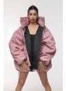 Bomber oversize jacket dusty pink