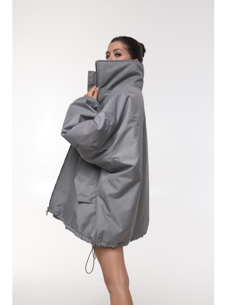 Bomber oversize jacket grey