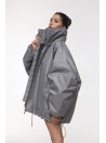 Kurtka typu bomber oversize grey