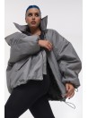 Kurtka typu bomber oversize grey