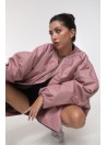 Bomber oversize jacket dusty pink