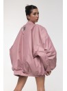 Bomber oversize jacket dusty pink