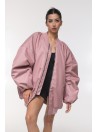 Bomber oversize jacket dusty pink