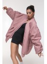 Bomber oversize jacket dusty pink